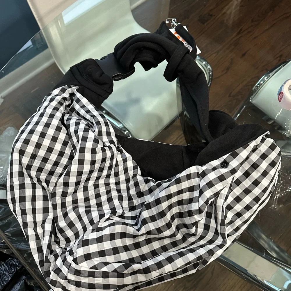 Tomkas Black and White Pet Sling Carrier